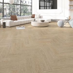 Revêtement de sol en vinyle <span class=keywords><strong>PVC</strong></span> SPC à clipser, motif <span class=keywords><strong>chevron</strong></span>, grain de pierre, <span class=keywords><strong>parquet</strong></span> en chevrons, Shandong - Product Image 5