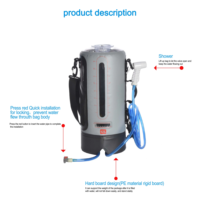 Chauffe-eau Autre matériel de camping Douche de camping Offre Spéciale d'usine Camping en plein air Sac de douche solaire portable 12L