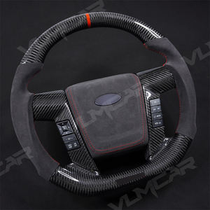 Volant en fibre de carbone personnalisé pour <span class=keywords><strong>Ford</strong></span> Ranger <span class=keywords><strong>Raptor</strong></span> F150 F-150 SVT/avec garniture de volant - Product Image 3