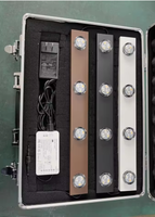 Boîte d'échantillons pour éclairage sur rail permanent, spot LED RGBW style pierre précieuse pour lumières de Noël, de fêtes et de gouttières de maison