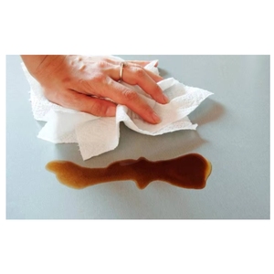 Rollo de papel de limpieza industrial perforado de pulpa de madera y poliéster hecho en Taiwán, 11x, absorción de aceite, uso en seco y húmedo - Product Image 5