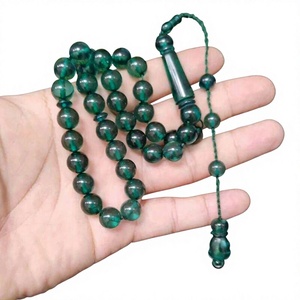 Perles en résine écologiques faites à la main, perles de prière islamiques musulmanes, Tasbeeh Misbaha, fournisseur en gros AZ ENTERPRISES Uttar Pradesh - Product Image 1