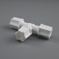 Conector de Compresión de Plástico para Purificador de Agua RO, JACO 702, Conexiones Rápidas en T, Conectores de Tubo JACO de 1/4