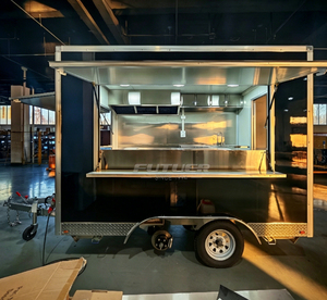 Chariot de glaces ambulant, remorque alimentaire d'<span class=keywords><strong>occasion</strong></span>, camions de restauration usagés - Product Image 2