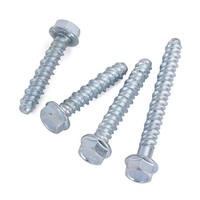 Carbon Steel Self-Tapping Concrete Screws M6-M12 Hex Flange Anchor Bolts Expansion Fasteners for Construction