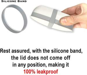 Boîte à savon <span class=keywords><strong>de</strong></span> voyage, porte-savon avec éponge et <span class=keywords><strong>bande</strong></span> en silicone, étanchéité forte - Product Image 5