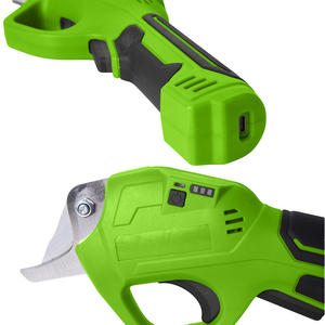 VERTAK 4V Sécateur de jardinage <span class=keywords><strong>sans</strong></span> <span class=keywords><strong>fil</strong></span> Ciseaux électriques à piles Coupe-branches rechargeables pour haies de plantes - Product Image 2