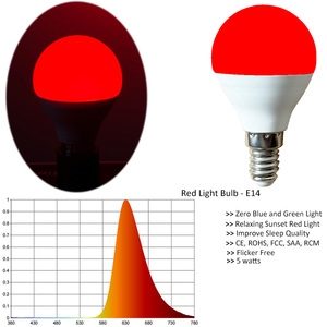 Удобный для сна красный свет: лампочка <span class=keywords><strong>E14</strong></span> с нулевым синим излучением - Product Image 2