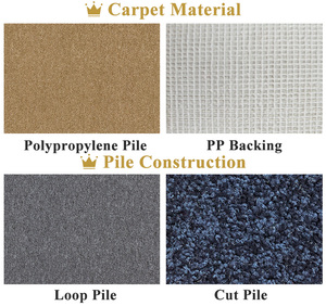 Đơn giản phong cách sang trọng <span class=keywords><strong>broadloom</strong></span> thảm sàn Polypropylene thảm cho phòng khách văn phòng thương mại - Product Image 5