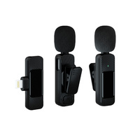 Micro d'enregistrement professionnel sans fil iPhone iPad Microphone à revers Son cristallin pour l'enregistrement en direct YouTube TikTok