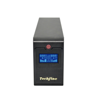 Sistema de Alimentación Ininterrumpida (UPS) Techfine de 600VA 360W con Pantalla LCD, 110V/220V, Función de Arranque en Frío