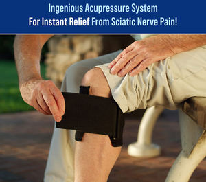 Plus Sistema de acupresión instantáneo para el alivio del dolor del nervio ciático, rodillera deportiva, soporte de compresión, rodillera - Product Image 5