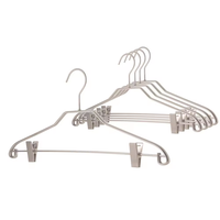 Ménage en alliage d'aluminium de haute qualité cintre léger luxe ceinture pantalon clip-jupe clip antidérapant sans couture porte-pantalons