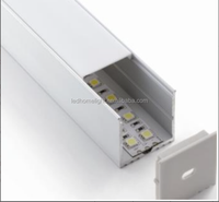 Bande linéaire flexible à led pour l'intérieur ou le sol, argent anodisé, 28x35mm, luminaire décoratif d'extérieur, offre spéciale