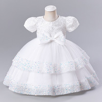 Robe de Princesse Elsa Personnalisée de Luxe pour Filles, à Manches Courtes, pour Anniversaire, Soirée, Mariage et Fête