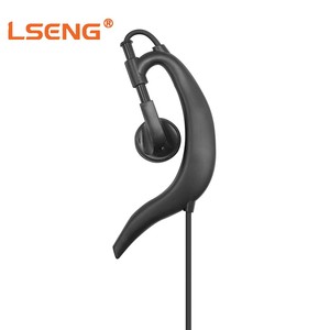 LSENG G Shape Earhook Walkie Talkie หูฟัง 2 พิน PTT ไมโครโฟนชุดหูฟังใช้งานร่วมกับ <span class=keywords><strong>ICOM</strong></span> วิทยุสองทาง IC-<span class=keywords><strong>V8</strong></span> IC-F21 IC-F26 - Product Image 3