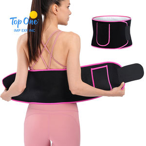 Top One Custom Silver Ion Sport Slim Sweat Belly Waist Trainer Best Weight Loss Tummy Belt for Stomach <b>Power</b> - Product Image 1