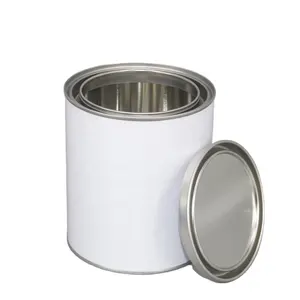 Wholesale Custom 5L Metal Pail Paint Metal Bucket With Open Lid