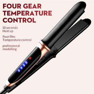 Nuovo stile doppia tensione capelli piatto piastra per capelli prezzo di fabbrica Display Lcd lisciare i capelli stecca di ricarica - Product Image 2