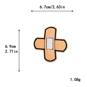 Iron on Embroidered Leopard Smile <b>Face</b> Headphone Skateboard Adhesive Bandage LOL Skull Eagle Patches for Clothes Bag Decoration - Product Image 4