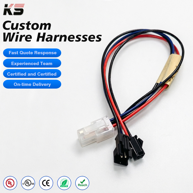 Custom 5016-2P SMP SMR2.5 Male and Female Docking Terminal Connection Cable Wire Harness