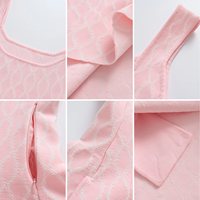 Nouvelle Robe en Maille Slim Rose Élégante à Col Carré Style Français Printemps-Été 2026 pour Femme – Tendance Décontractée et Rajeunissante