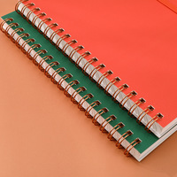 Cuaderno Personalizado de Lujo con Espiral, Bolsillo Interior con Banda Elástica, para Oficina, Escuela, Regalo, Venta al Por Mayor