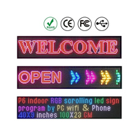 Letreros LED Programables a Todo Color para Exteriores, Grandes, P10, P6, P5, P4, P3, para Tiendas Minoristas, Educación, Bares, Escenarios, con Texto Desplazable