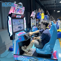 Vidéo 3d Expérience de conduite de voiture dynamique électronique et simulateur de course Machine d'arcade à pièces à vendre