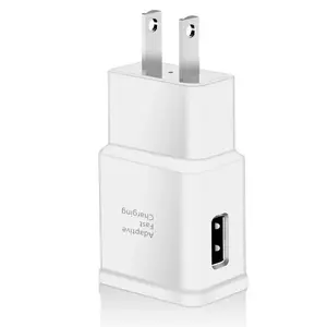 15W USB Wall Chargerอะแดปเตอร์USBประเภทCสายUS Plug Usb Wall ChargerสําหรับSamsungโทรศัพท์มือถือS8 S10 Fast Charger