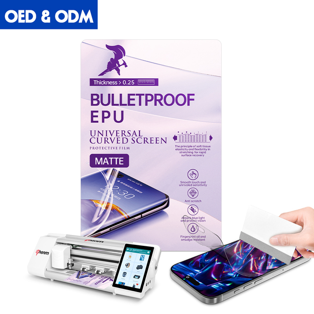 Universal 180*120 Mm Imported Korea Materials Hydrogel Matte EPU Film Sheet for Phones