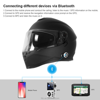 Casque de moto avec intercom sans fil FreedConn BM22, portée 1000 mètres, radio FM intégrée