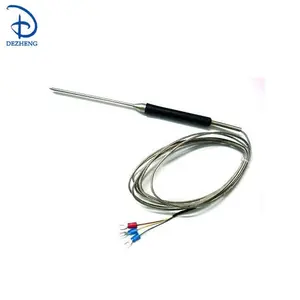 Thermocouple Thermowell Pt100 Temperature Sensor With Thermowell