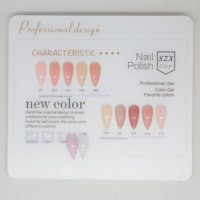 Vernis à ongles professionnel 2-en-1 en gel UV/LED, base caoutchouc et couleur, 12 couleurs, pour salon de manucure et manucure française