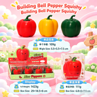 Balle Squishy Faite Main en Blocs de Construction, Jouet Anti-Stress en Vaseline Très Vendu, Petit Cadeau de Vacances