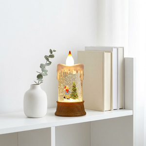 Decorazioni Festive JN con Candele LED in Plastica, Babbo Natale, Albero di Natale, Pupazzo di Neve, Impermeabili IP44, a Batteria, per Interni ed Esterni - Product Image 5
