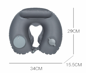 Siêu mềm van kép cao cấp Inflatable <span class=keywords><strong>Train</strong></span> xe cổ gối đi du lịch gối - Product Image 2