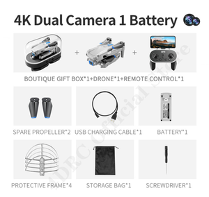 Dron 4DRC <span class=keywords><strong>V20</strong></span> RC de Fábrica, Mini Dron FPV con Cámara Dual 4K, Quadcopter RC con Cámara Dual HD, Helicóptero RC Plegable, Juguete Dron de Regalo - Product Image 6