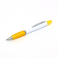 Stylo à bille promotionnel en plastique multicolore avec logo pour l'école, les enfants et le bureau.