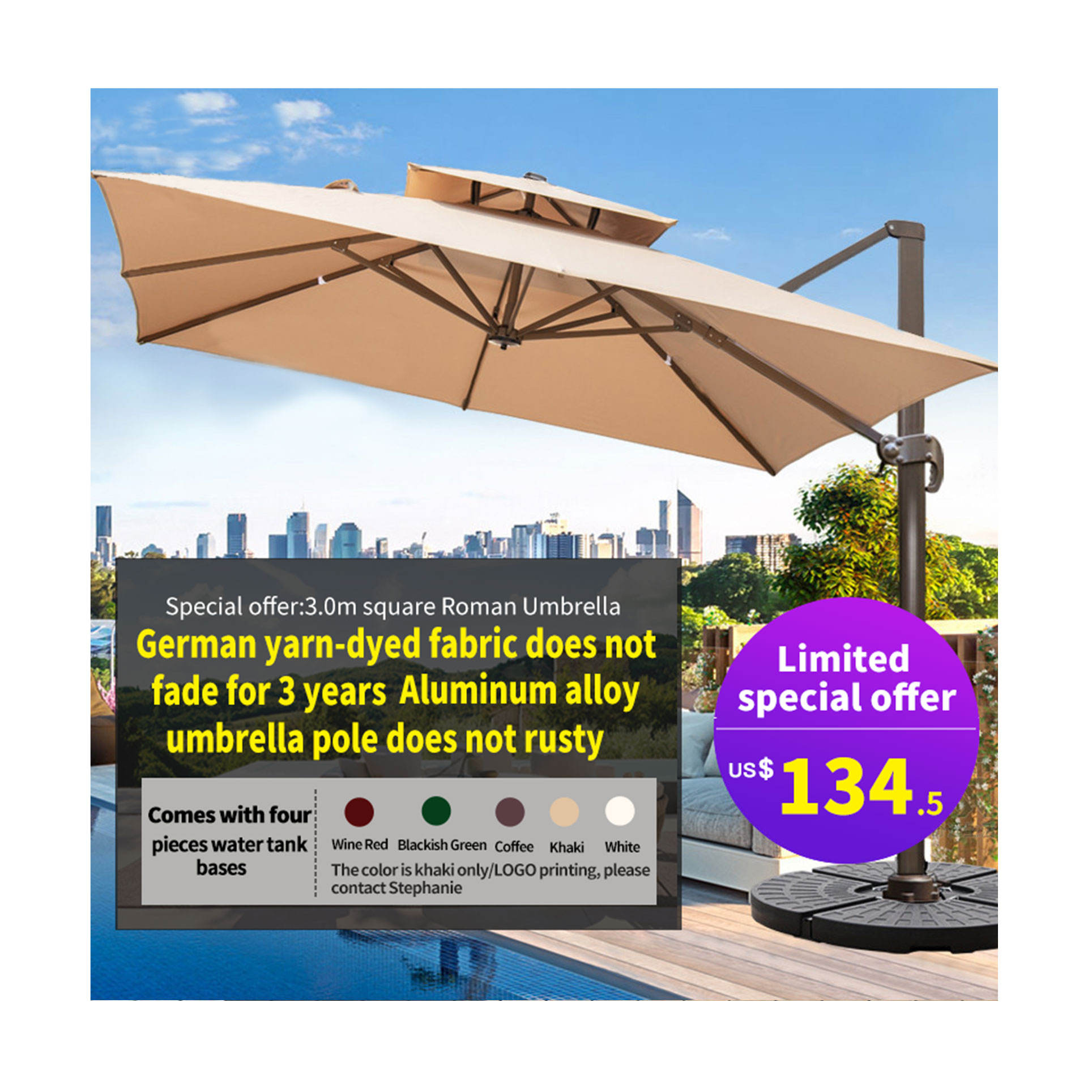 Limited special offer US$134.5