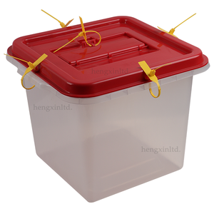 Urna de Votación de Plástico Transparente PP, Reutilizable y Apilable, Suministros <span class=keywords><strong>para</strong></span> Elecciones en África 2026, Directo de Fábrica - Product Image 2