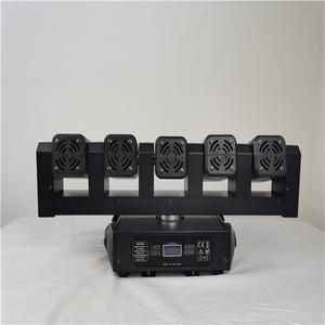 5x40w Rgbw 4 en 1 +6x20w Barre LED mobile à faisceau ou tête mobile DMX512 Contrôle musical pour DJ Disco Scène Mariage Concert Bar - Product Image 3
