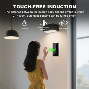 Nuevo Interruptor Táctil Infrarrojo WiFi sin Contacto, Interruptor de Luz de Pared Pequeño para EE. UU., de Vidrio y PC, Compatible con Alexa, Google Home y la Aplicación Smart Life - Product Image 3