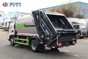 Camión Compactador de Basura de Alto Rendimiento, Camión de Residuos Preferido para Obras Públicas - Product Image 6