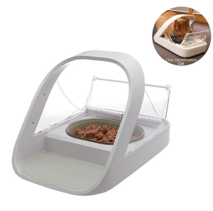 Nouvelle innovation : distributeur automatique de nourriture pour animaux de compagnie intelligent <span class=keywords><strong>avec</strong></span> identification par microchip, adapté aux aliments secs et humides, bols pour chiens - Product Image 1