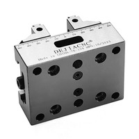 DEJIACNC GDS78-108 Mini étau de fraisage CNC manuel auto-centrant avec une largeur de mâchoire de 78 mm, haute précision, acier 42CrMo