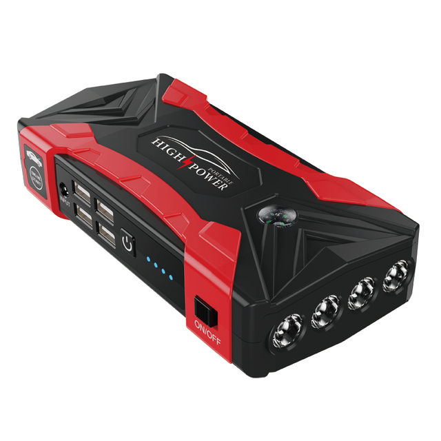 2026 New Multi-Functional Car Jump Starter With Air Compressor 21000Mah with LCD Display and LED Light Portable Power Bank