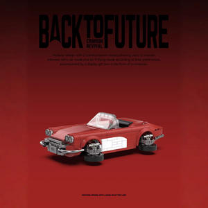 Série PB8828 – Blocs de construction en plastique pour voiture de jouet DIY – Modèle de simulation à assembler – Décoration transfrontalière - Product Image 3