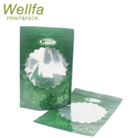 Sac De Plastico OEM 500g Sacs D'emballage Alimentaire Farine De Blé Avoine Doypack Avec Fermeture Éclair/Fenêtre