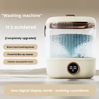 Petite machine à laver automatique mini turbo intégrée pour sous-vêtements, pantalons, chaussettes et serviettes, idéale pour les dortoirs
